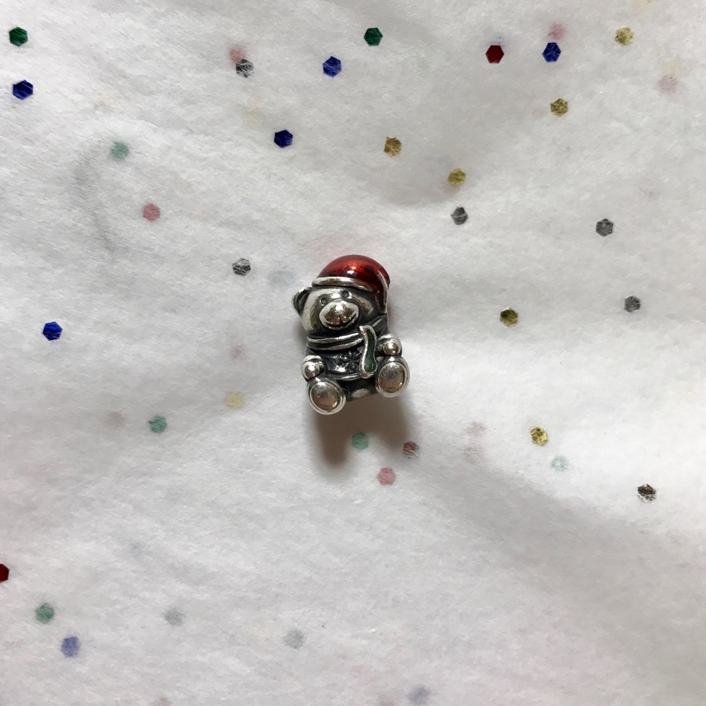 Christmas Bear Pandora Charm