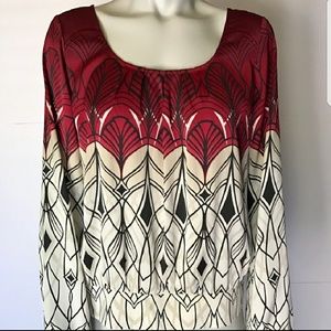 WHBM Long Sleeve Blouse