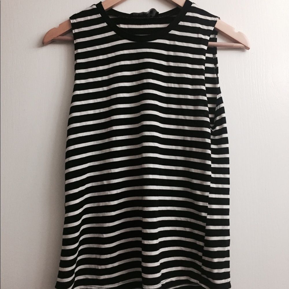 Plush Relaxed Crew Tank (S)