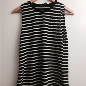 Plush Relaxed Crew Tank (S)