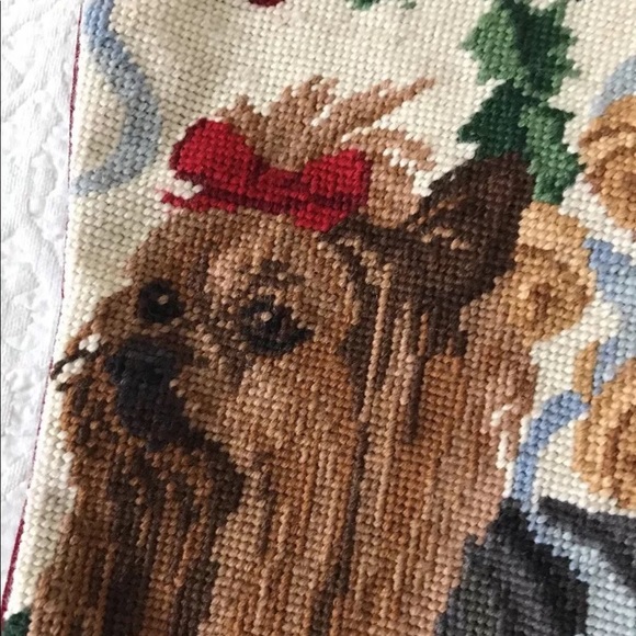 yorkie christmas stockings (2)🚫🚫🚫🚫SOLD🚫🚫🚫🚫 - Picture 2 of 6