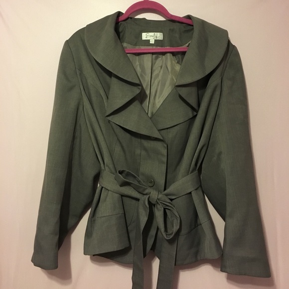 Emily Dresses & Skirts - Light Gray Skirt Suit 22W