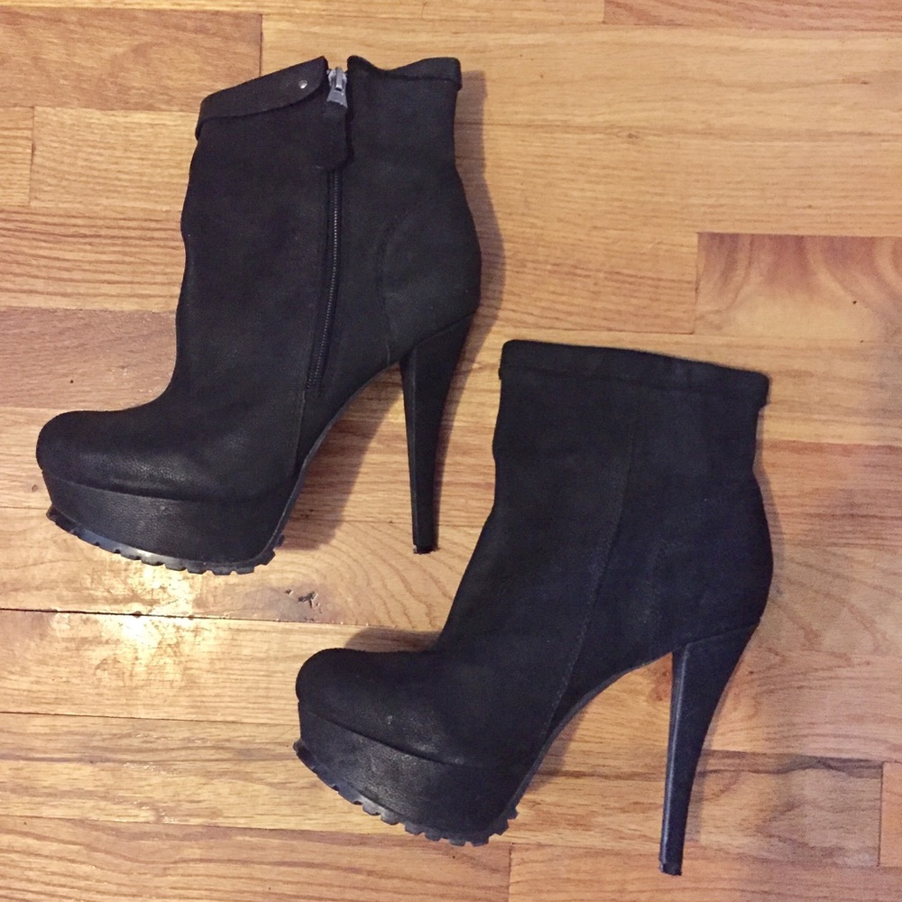 Platform High Heel Booties