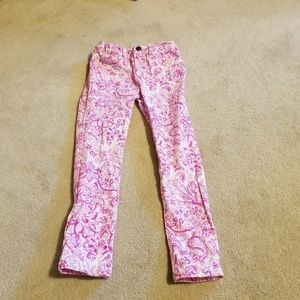 Paisley Patterned Girls Skinny Jean