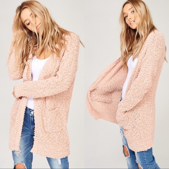 clmayfae Sweaters - SALE LAST1(Large)// New ALEESE Plush Knit Cardigan