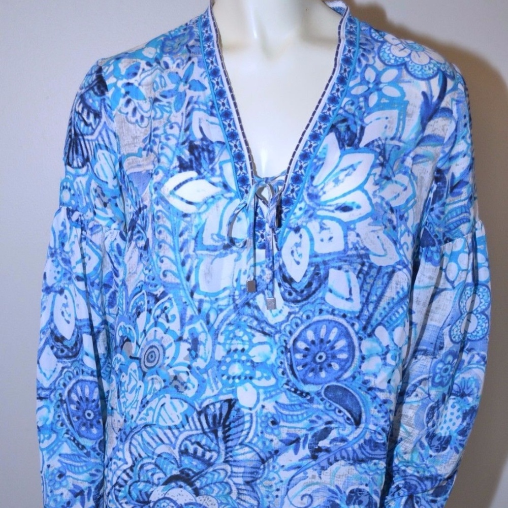 6 Small Etcetera 100% Silk Top