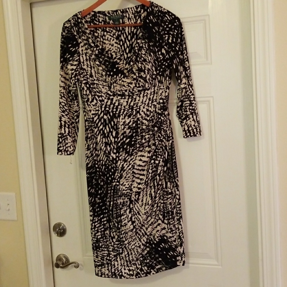 Ralph Lauren Ruched Dress - Size 8