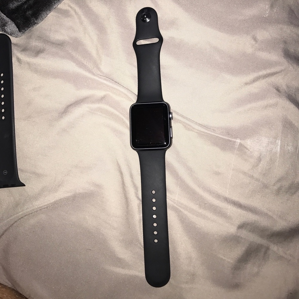 Space grey Apple Watch