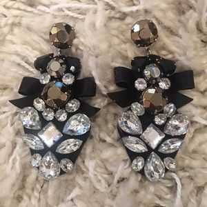 Gorgeous Black Jewel Earrings
