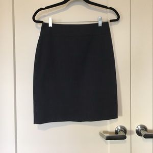 Navy pencil skirt