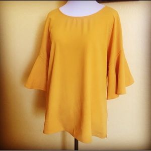 Ann Taylor Bell Sleeve Top NWOT