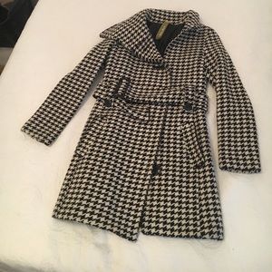 Soia & kyo houndstooth coat