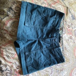 prAna Blue Corduroy Shorts NWOT