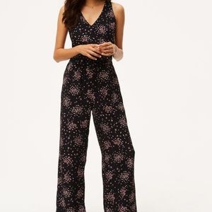brand new LOFT petaled jumpsuit
