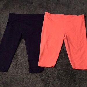 2 pair fabletics salar leggings