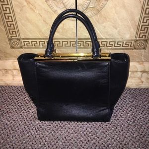 Black Leather Michael Kors Bag