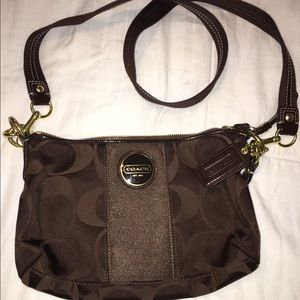 Brown coach crossbody