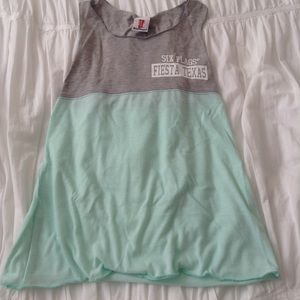 Six Flags Racer back shirt