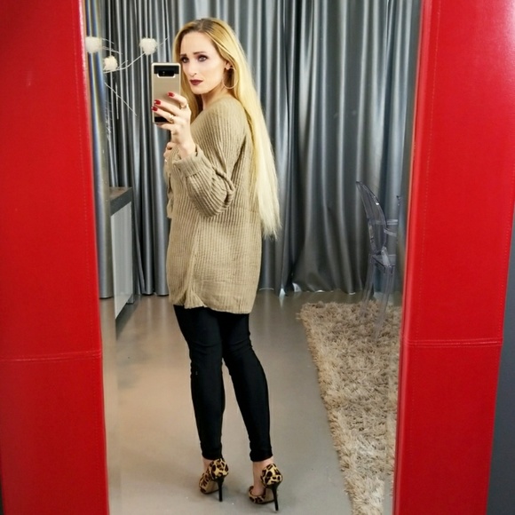 Sweater Oversize MOCHA LACE-UP OVERSIZED SWEATER - Picture 4 of 4