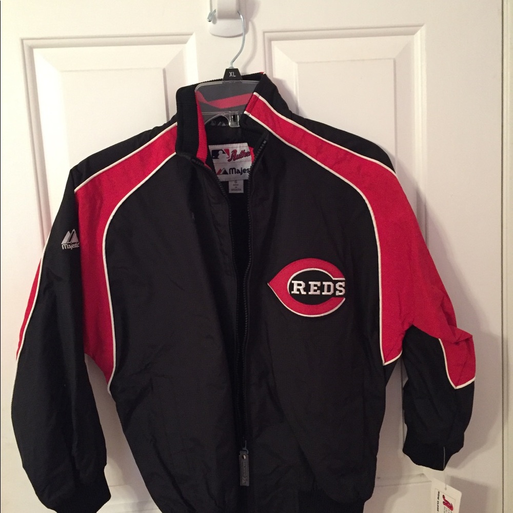 Kids MLB zip jacket S Cincinnati Reds baseball