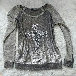 Miss Me Sweater bling size S