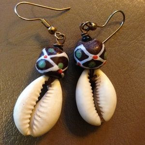 NEW Cowrie Shell Earrings