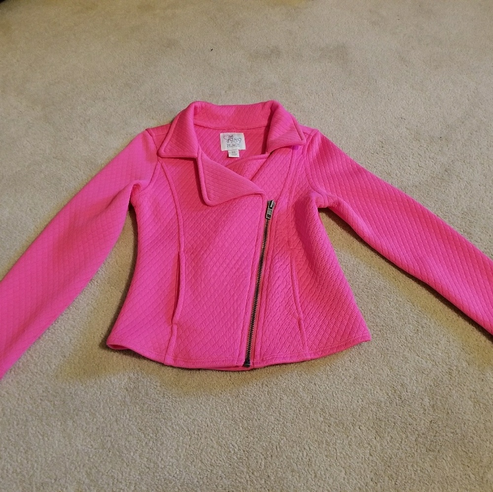 Girls Moto Style Light Jacket