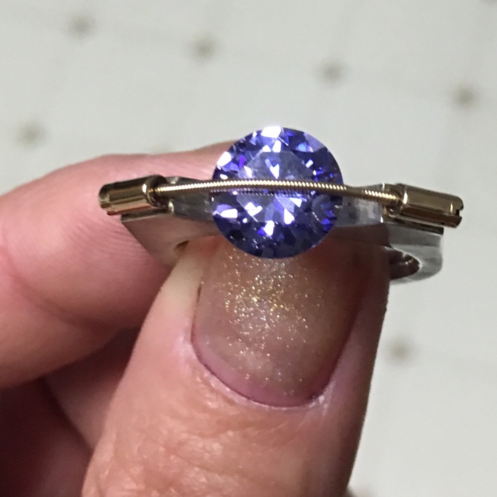 Tomasz Plodowski 9 mm Tanzanite Tension Ring!