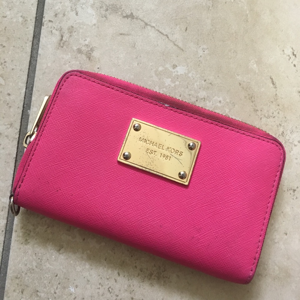 Pink Michael Kors Wallet
