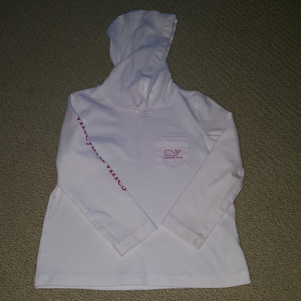 vineyard vines toddler 4T hooded long sleeve