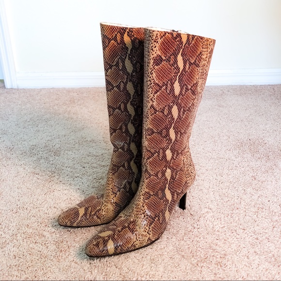 Shoes - ❤️Snakeskin inspired boots❤️