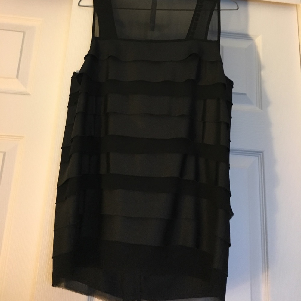 Kensie layered tank with studded zippered front - Picture 3 of 3
