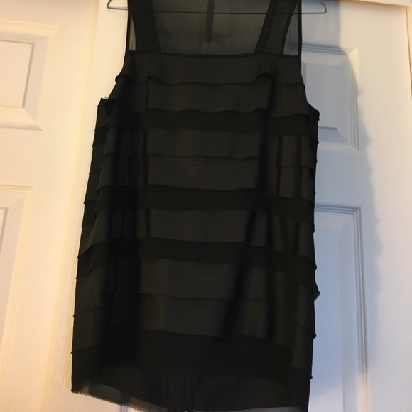 Kensie layered tank with studded zippered front - Picture 3 of 3