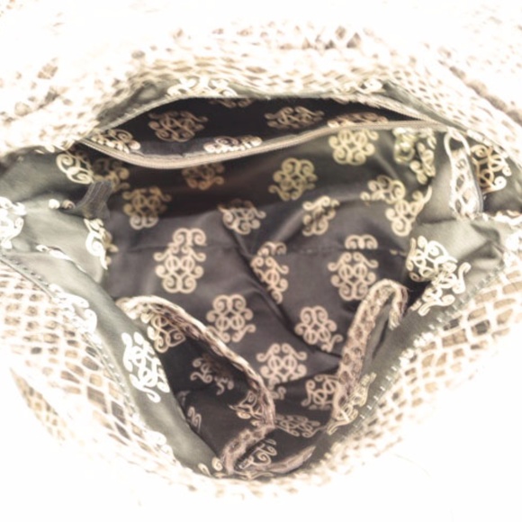 Jessica Simpson Snakeskin Buckle Bow Crossbody Bag - Picture 4 of 5