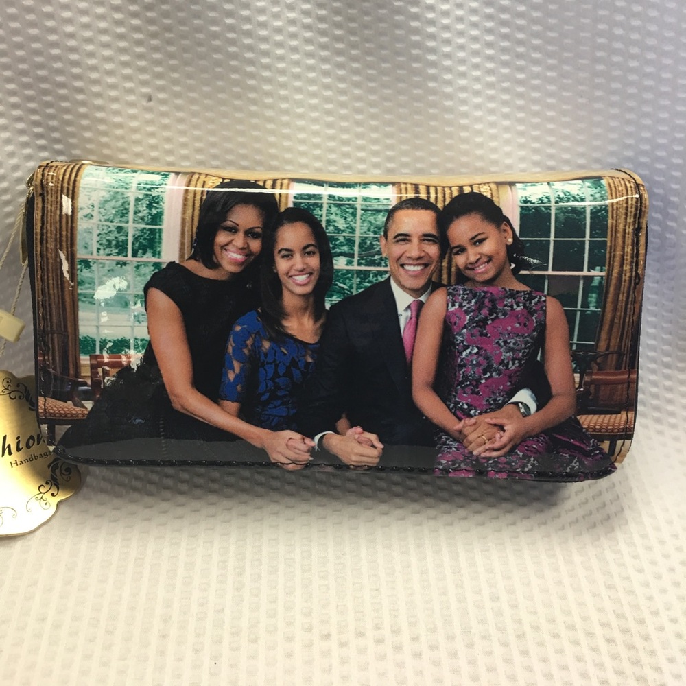Obama Family High Gloss Portrait Wallet
