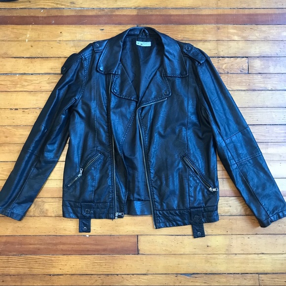 Urban Outfitters Other - Charles & A Half Leather Biker Jacket