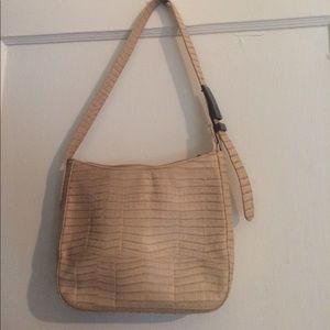 Bally purse crocodile leather