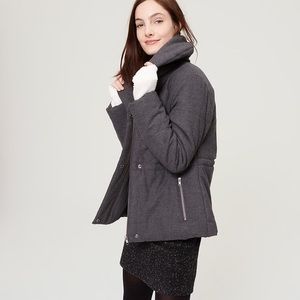 LOFT Shawl Collar Puffer Coat - M