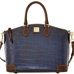 Dooney & Bourke Crocodile Embossed Leather Satchel