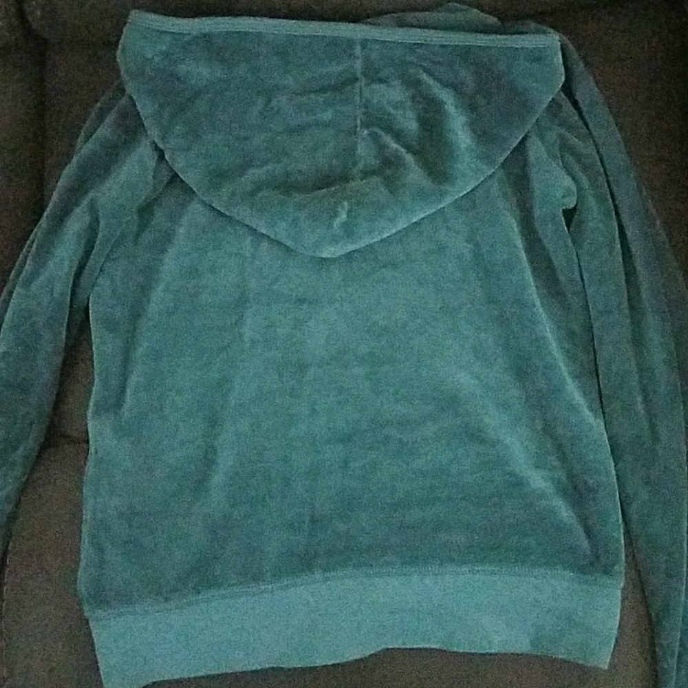 Authentic Juicy Couture hooded velour sweatshirt - Picture 3 of 3