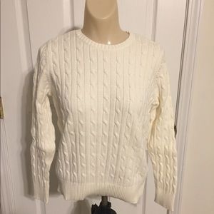 Ivory Cable Knit Sweater