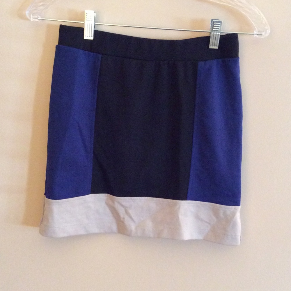 Forever 21 color-block skirt