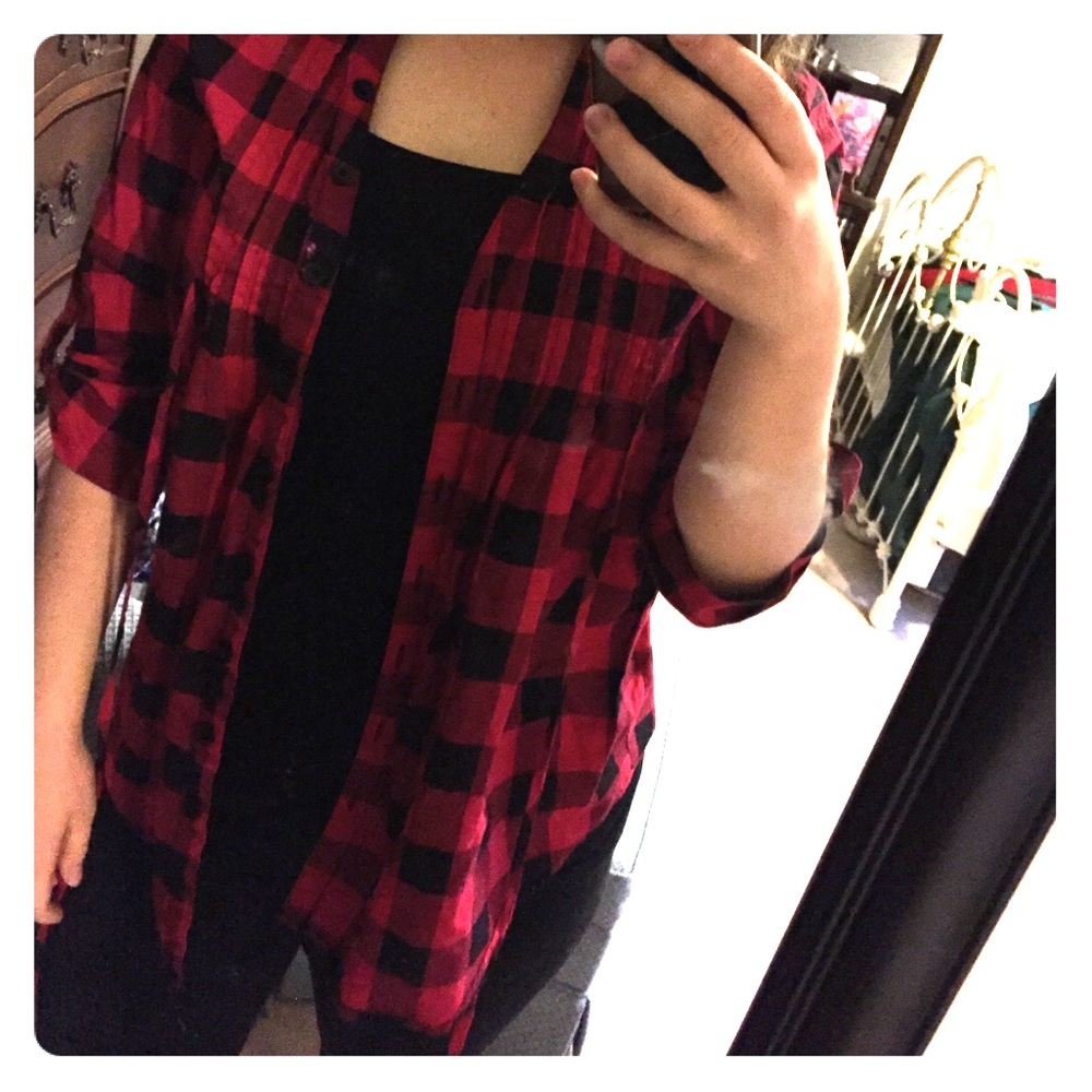 Red and Black flannel