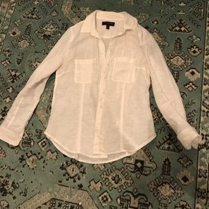 Banana Republic Linen Button Up
