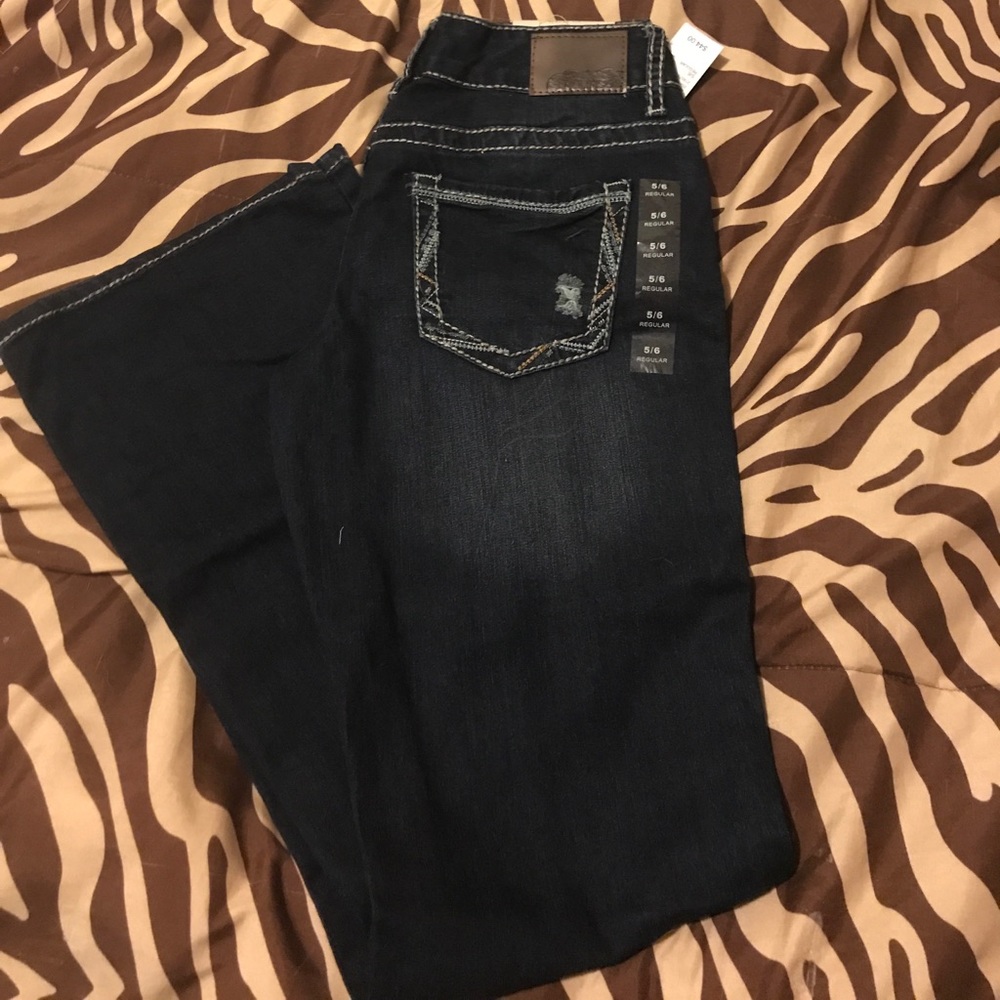 NWT Maurice's Bootcut Denim Flex jean Sz 5/6 Reg