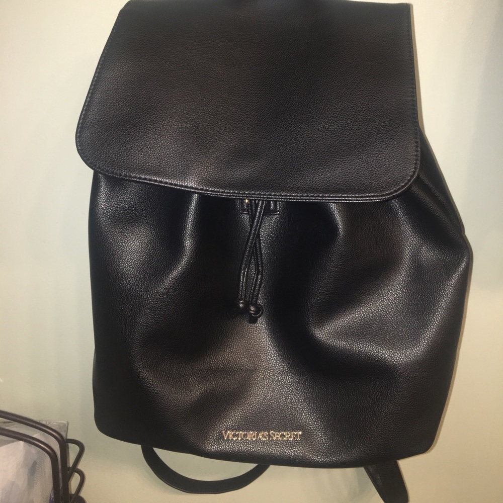 Victoria secret black backpack