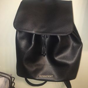 Victoria secret black backpack