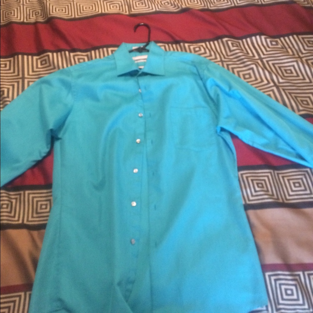 Beautiful turquoise men's button down