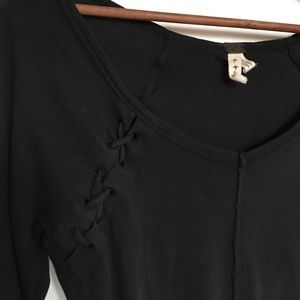 Free People black cotton top