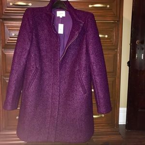 Loft Sz M Purple Peacoat
